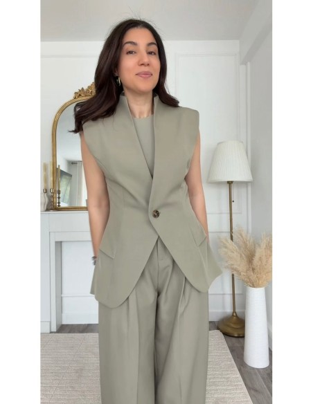Blazer Gilet tilleul BE ICONIIC