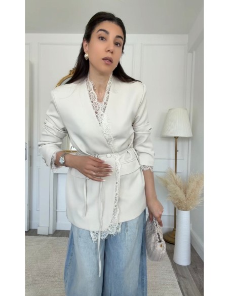 BLAZER CREAMY BE ICONIIC